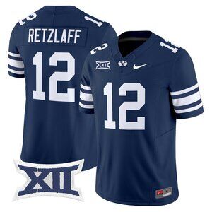 Mens Youths Womens Jake Retzlaff Navy Vapor Stitched Jersey